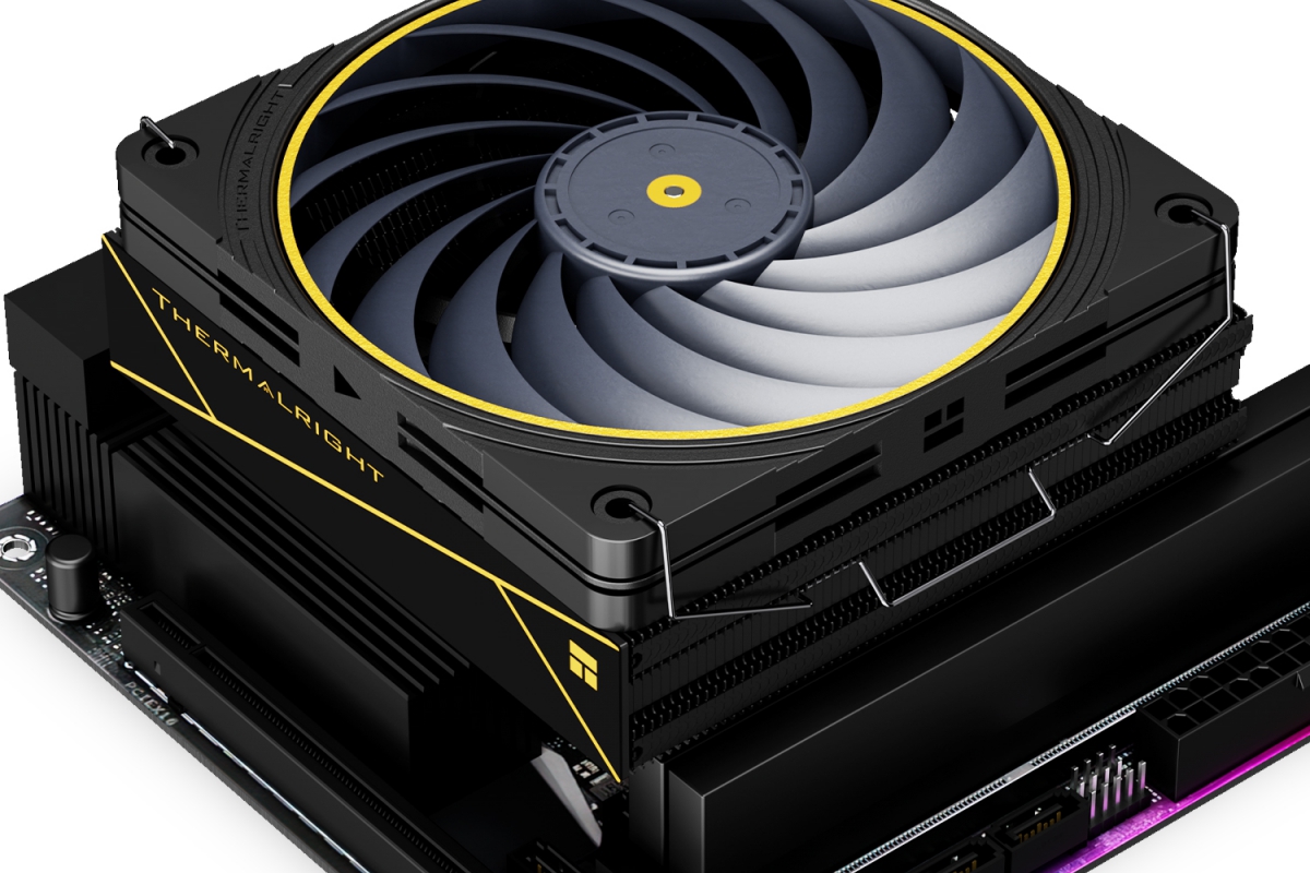 The new Thermalright AXP120-X77 and X77 BLACK are low profile heatsinks of only 77 mm with 6 heatpipes