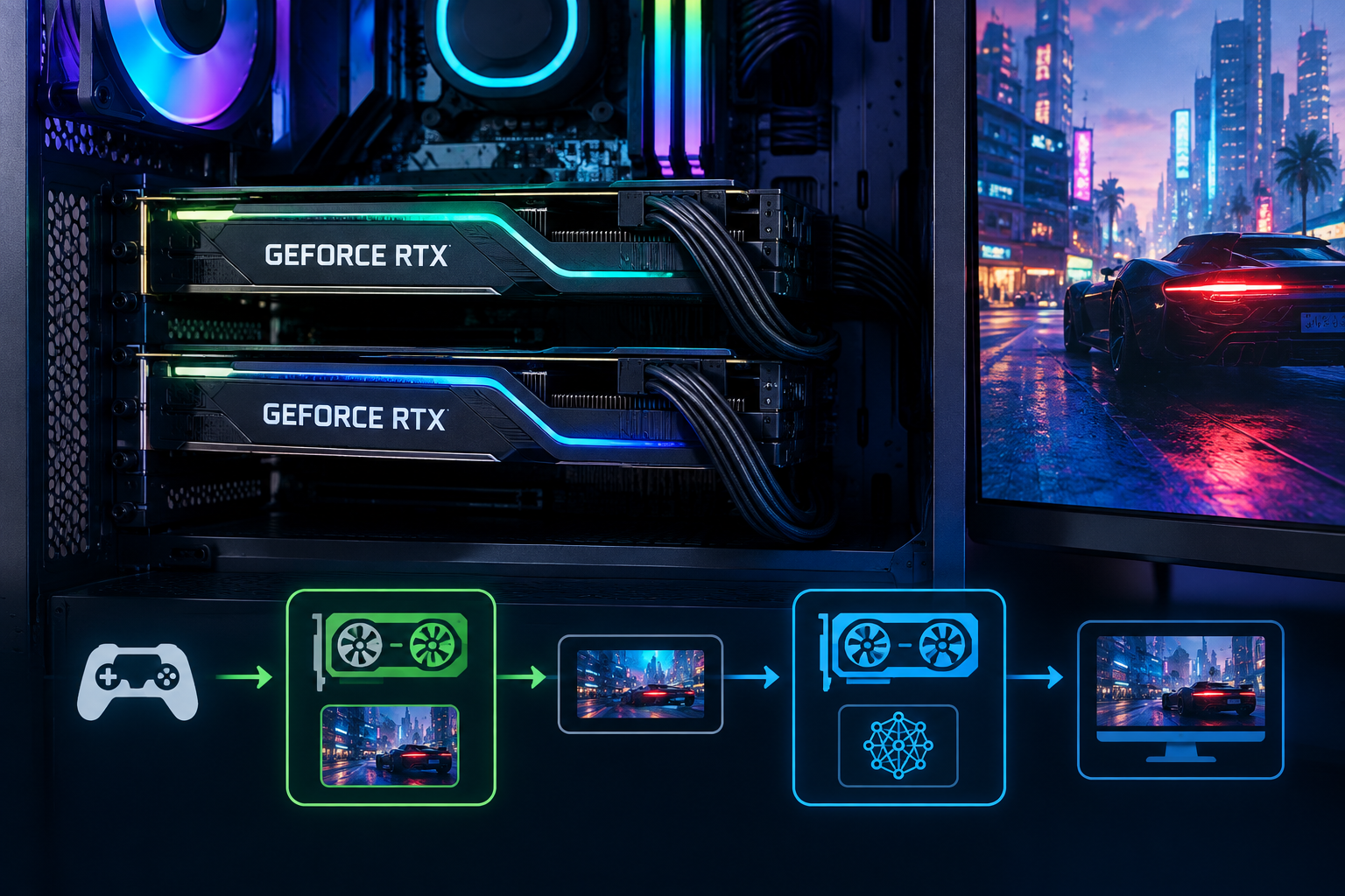 Will the dual GPU return in Gaming PCs? A mod allows you to separate the neural rendering of DLSS 5 to a second graphics card