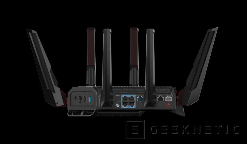 Geeknetic The ROG Rapture GT-BN98 router with Wi-Fi 8, up to 25,000 Mbps and dual 10 GbE 4 ports is now available