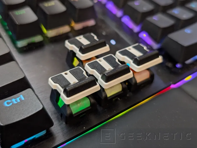 Geeknetic GMK TriggerKey allows you to adjust the actuation point and travel of the WASD keys on keyboards with MX 3 type switches