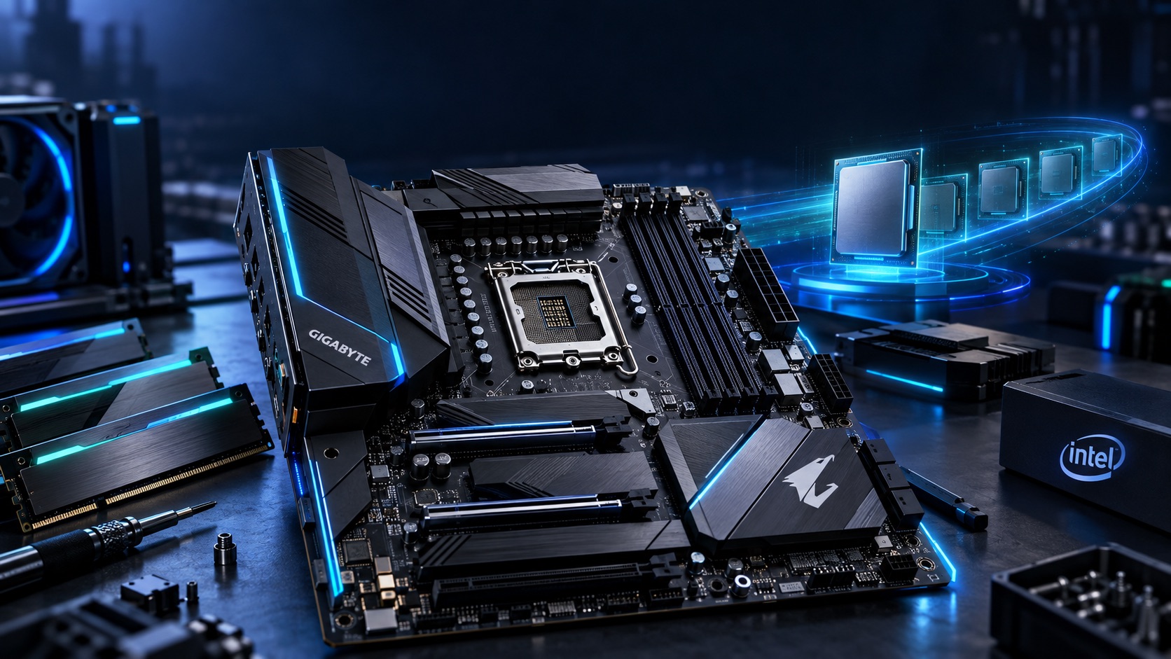 GIGABYTE already has BIOS for the Intel LGA 1700 of 2027 in all its B760 and H610