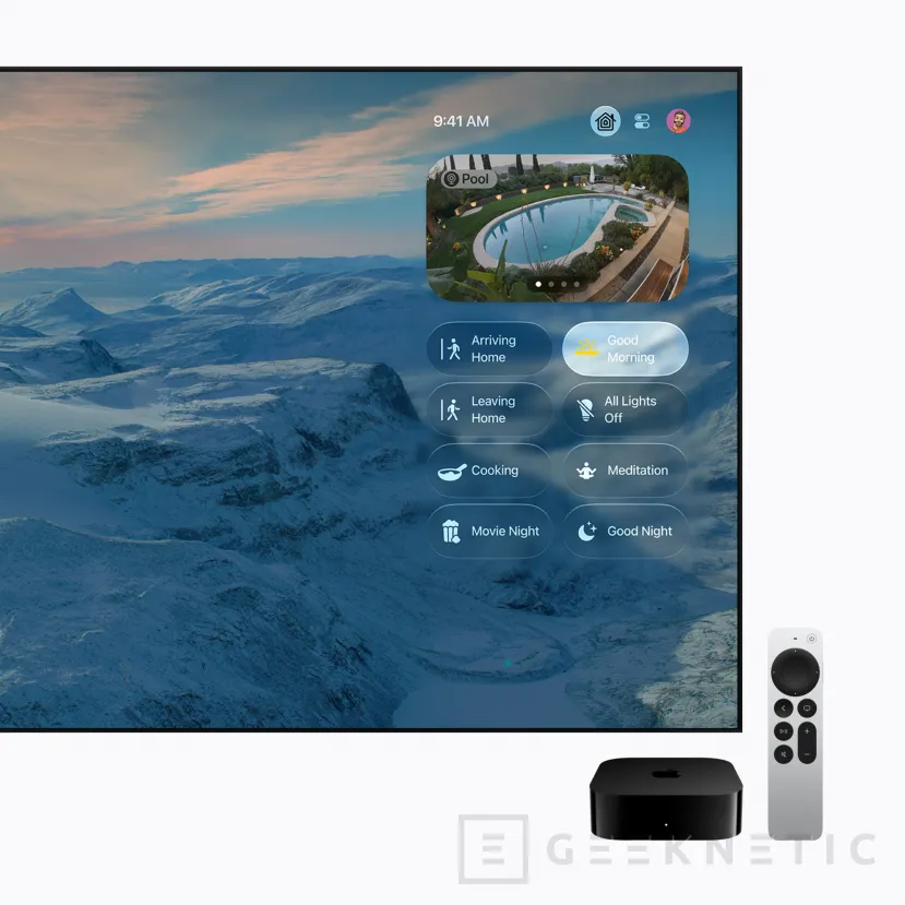 Geeknetic Apple presents the new Apple TV 4K with A19 chip, new Siri Remote and a price of 349 euros 3