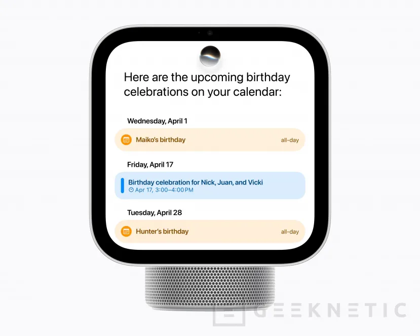 Geeknetic Apple presents the HomeView, a 7-inch home automation hub with Siri AI for $299 and that does not reach the EU 3