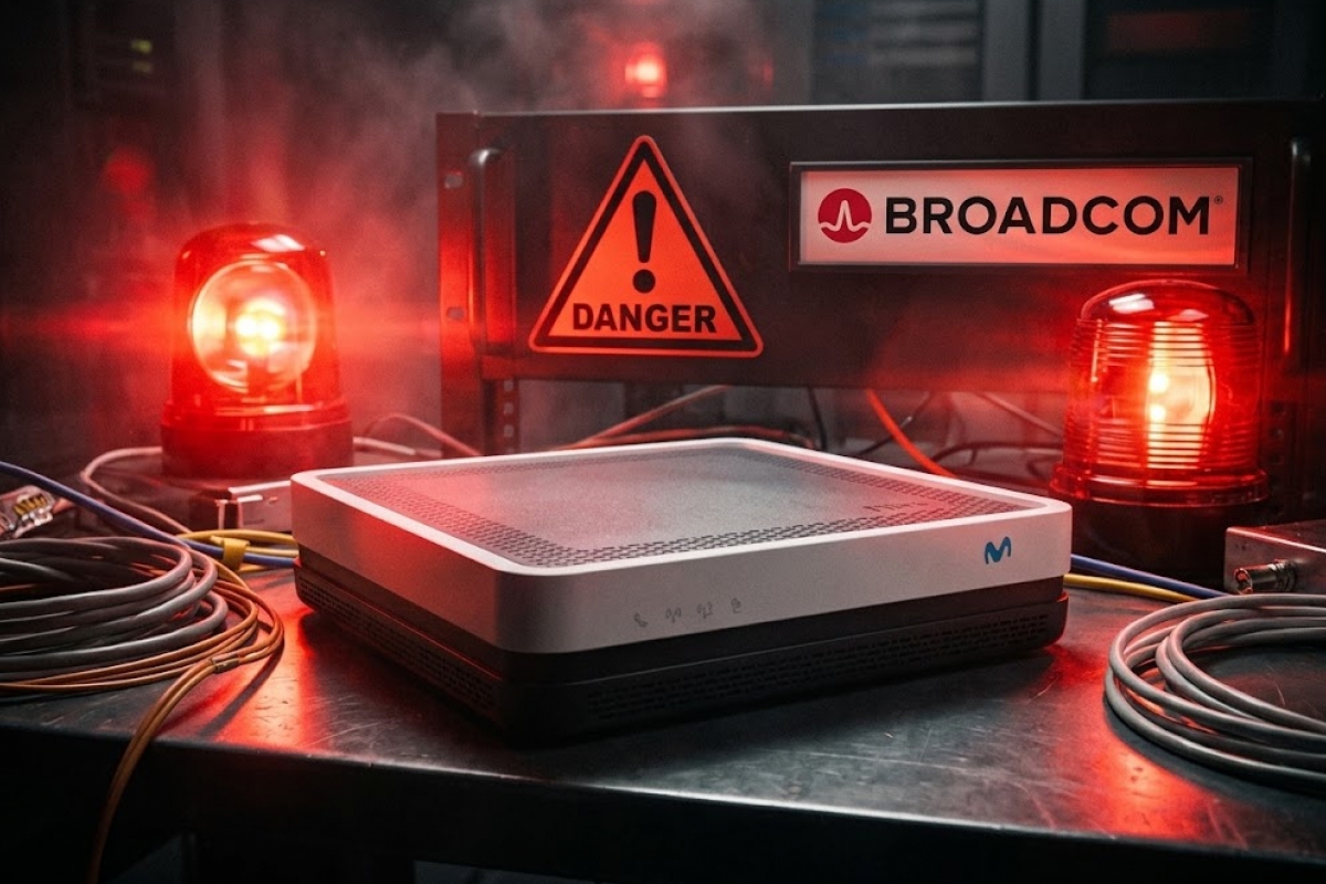 Millions of routers can be attacked remotely due to a Broadcom failure that affects Spanish operators