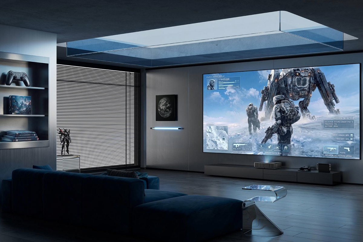 AWOL LuxVision projector combines 4K at 120 Hz and optical shift