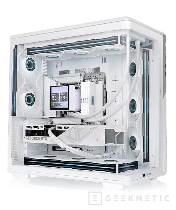 Geeknetic Thermaltake launches the View 590 TG ARGB with five standard fans and 2 curved glass