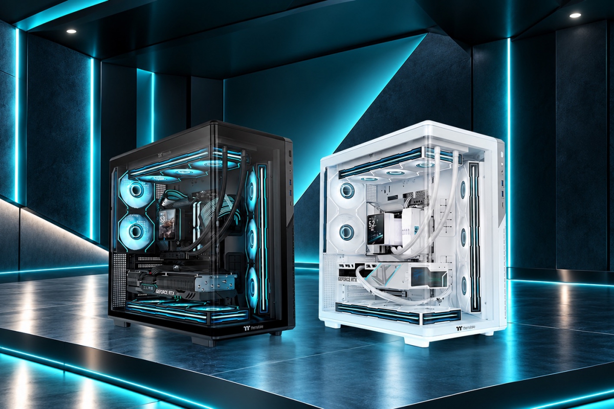 Thermaltake launches the View 590 TG ARGB with five standard fans and curved glass