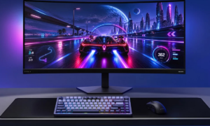 The new Philips Evnia monitor is 36 inches with a refresh rate of 260 Hz