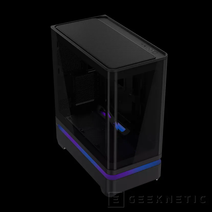 Geeknetic The ASUS Prime AP304 case arrives with curved panoramic glass and 3-sided ventilation slot for 164.90 euros 2