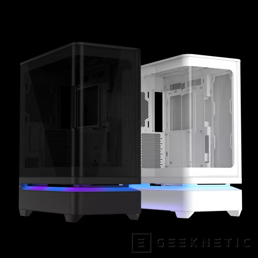 Geeknetic The ASUS Prime AP304 case arrives with curved panoramic glass and 3-sided ventilation slot for 164.90 euros 5