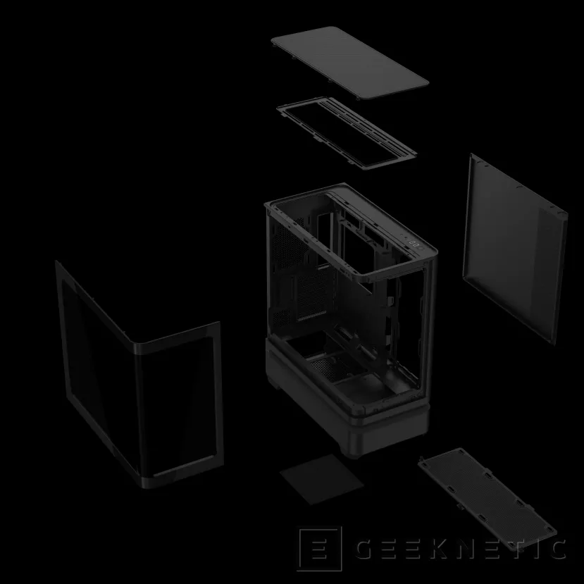 Geeknetic The ASUS Prime AP304 case arrives with curved panoramic glass and 3-sided ventilation slot for 164.90 euros 4