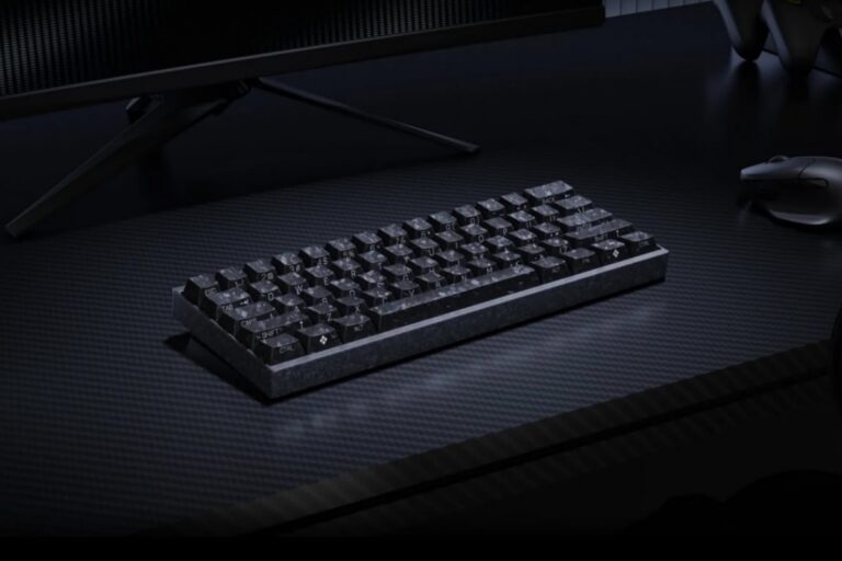Keychron launches Carbon 60 HE 8K, a 60% keyboard with carbon fiber shell and keys