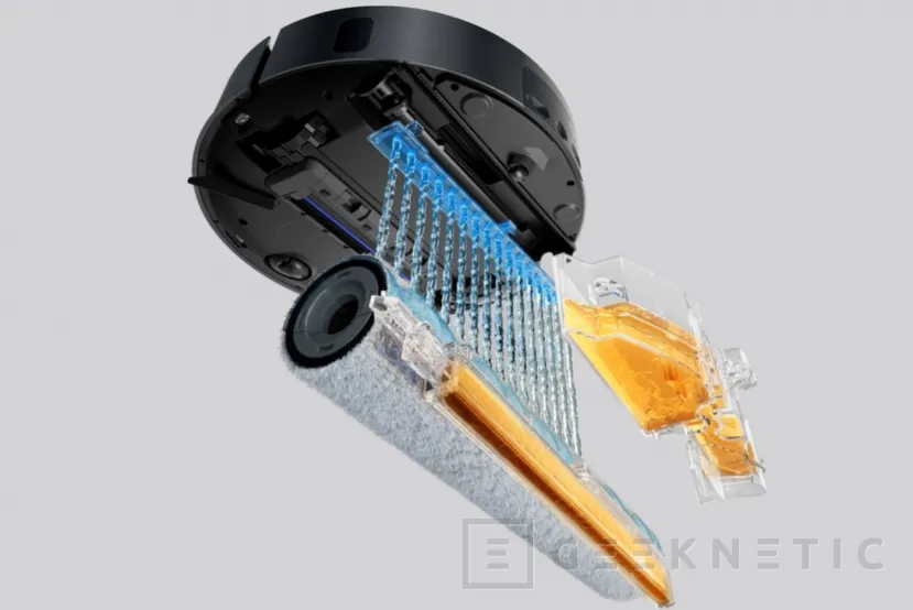 Geeknetic Haier launches the I-Pro Clean R5 robot vacuum cleaner with roller mop, 22,000 Pa and 75 °C water washing base 2