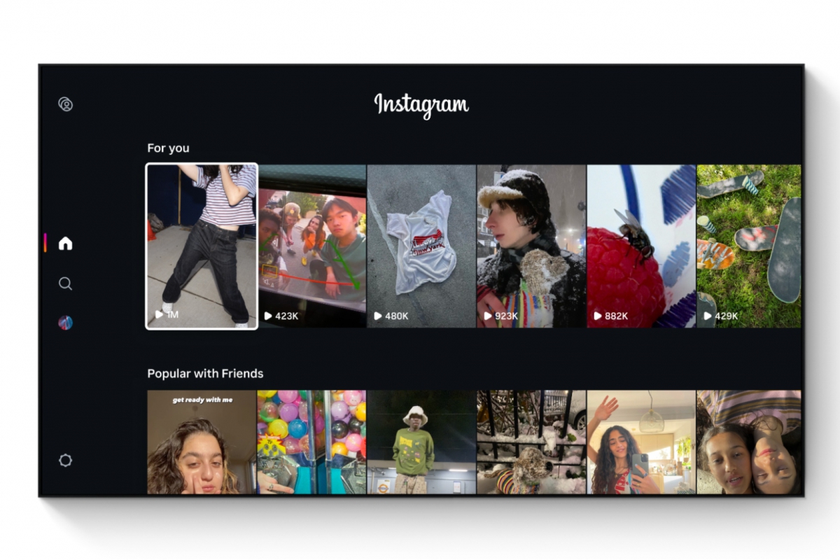 Instagram launches official application on Apple TV with support for Reels, live shows and long videos