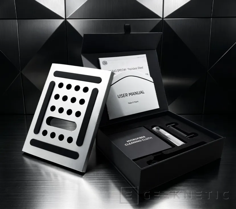 Geeknetic Cooler Master presents the CUBE 540 Stainless Steel Special Edition case, a version with premium materials of its CUBE 540 6