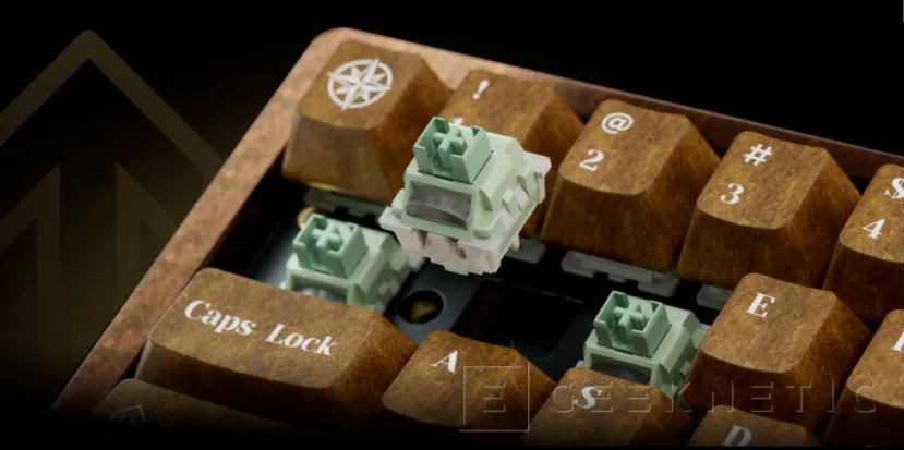 Geeknetic The new Keychron Q19 HE 8K combines magnetic switches, 8 kHz polling and a steampunk patina aluminum case 2