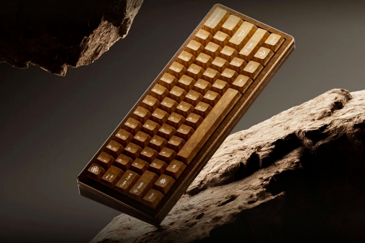 The new Keychron Q19 HE 8K combines magnetic switches, 8 kHz polling and an aluminum case with a steampunk patina