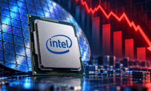 Intel falls close to 30% after disappointing with its forecasts for the end of 2026