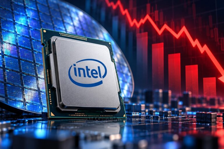 Intel falls close to 30% after disappointing with its forecasts for the end of 2026
