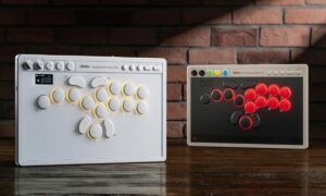 8BitDo launches the Arcade Controller Pro for $119.99 with its own screen and interchangeable switches