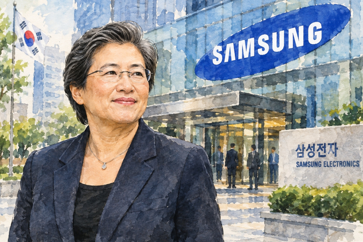 AMD chips made by Samsung? Lisa Su returns to Seoul and confirms that they continue exploring that route