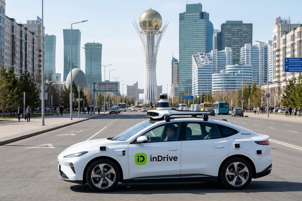 Robotaxis arrive in Astana, a city with months of snow and ice to test autonomous driving
