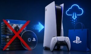 The physical format exceeds 30% of sales of several of the best-selling PlayStation games